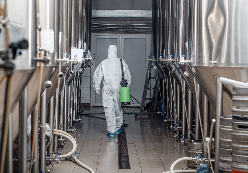 disinfection factory